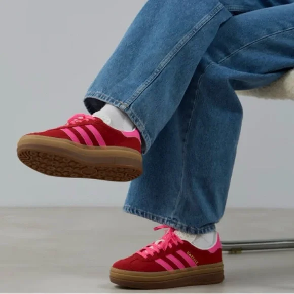Adidas Gazelle Bold Platform Shoes Collegiate Red Lucid Pink Women's Size  8.5 is available for purchase on au PAY Market - Imported Goods Online  Store Co.Ltd. | au PAY Market - Online Shopping Site